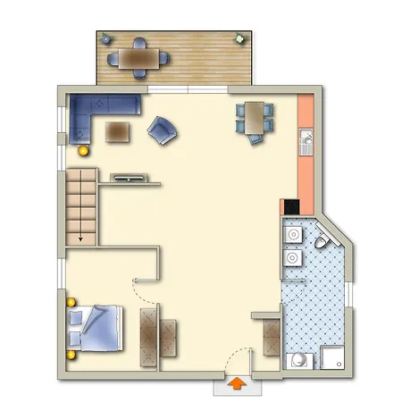 Appartement Urlaubsglueck